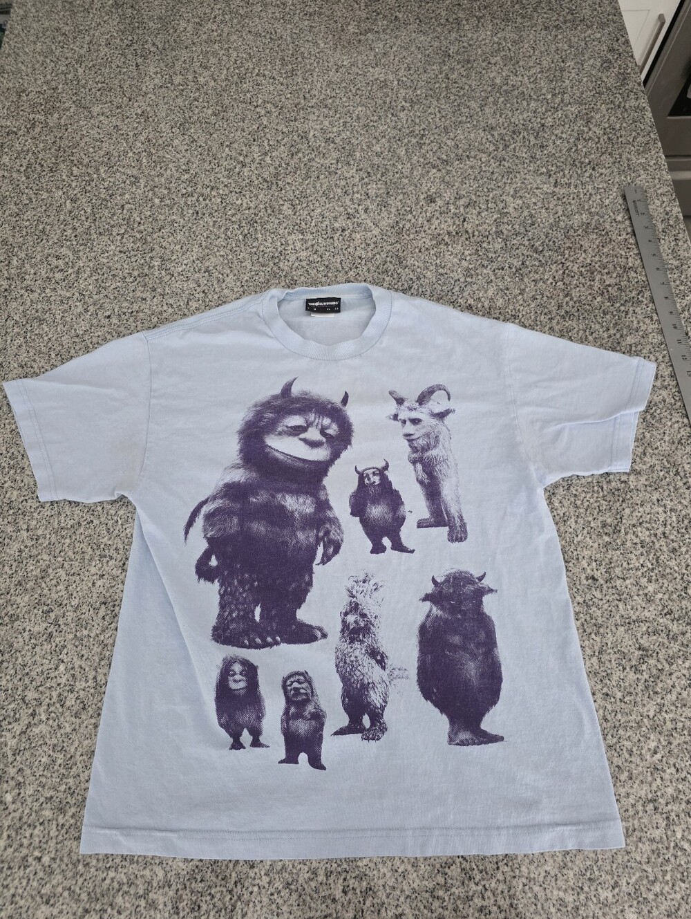 Pre-owned The Hundreds X Where The Wild Things Are Tee In Blue. Mens Large